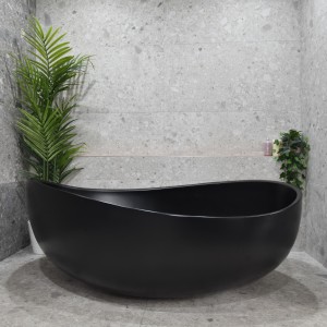 Wave Oval Oval Wide Freestanding Bath 1800